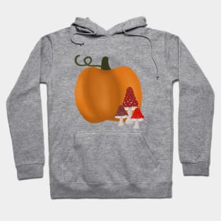 Pumpking and Mushrooms Hoodie